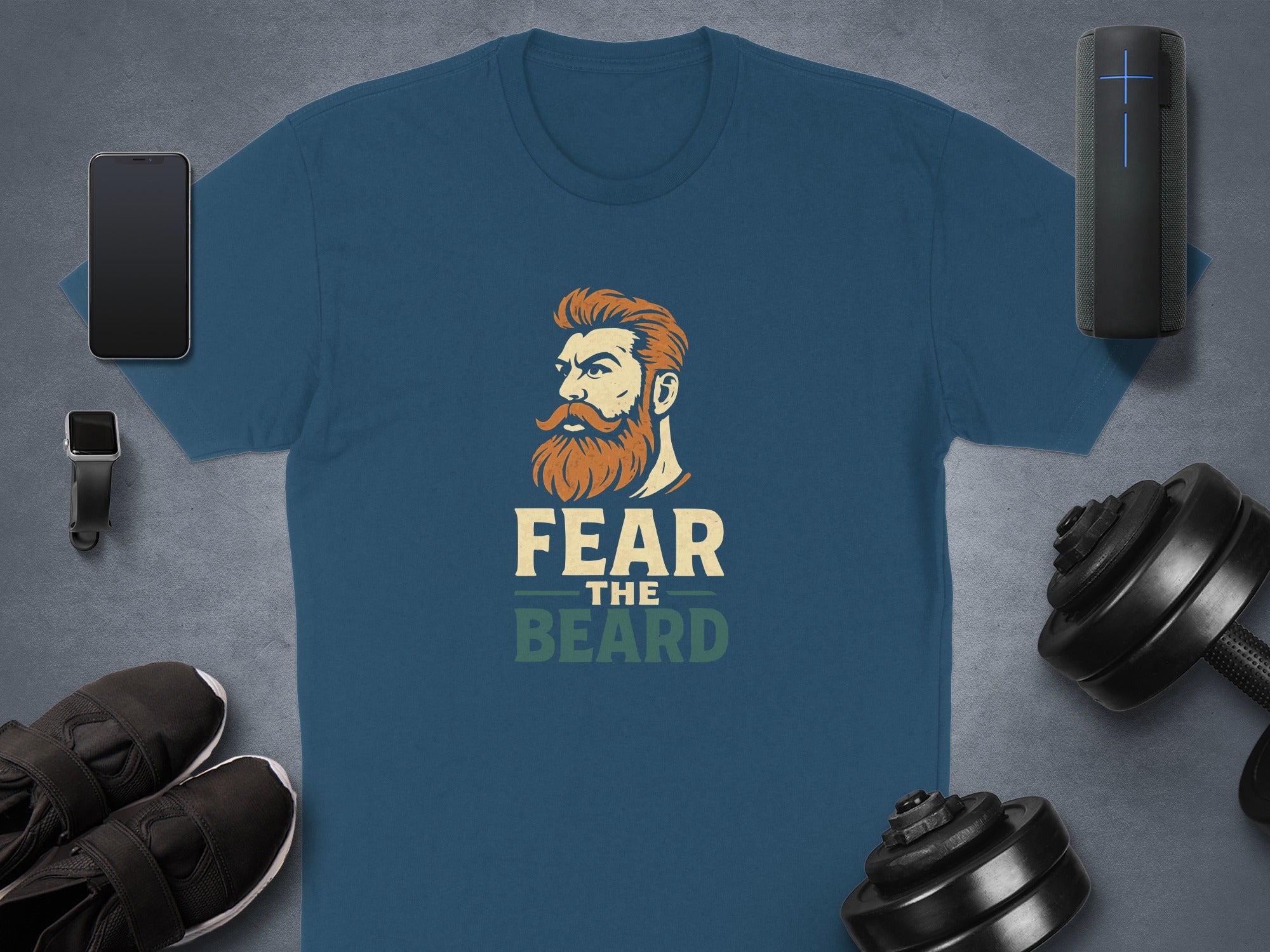 Fear the Beard Graphic Tee for Men Casual T-Shirt product type