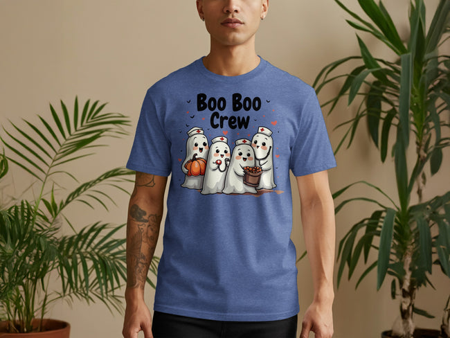 Boo Boo Crew Halloween Ghost Dogs Party T-Shirt product type