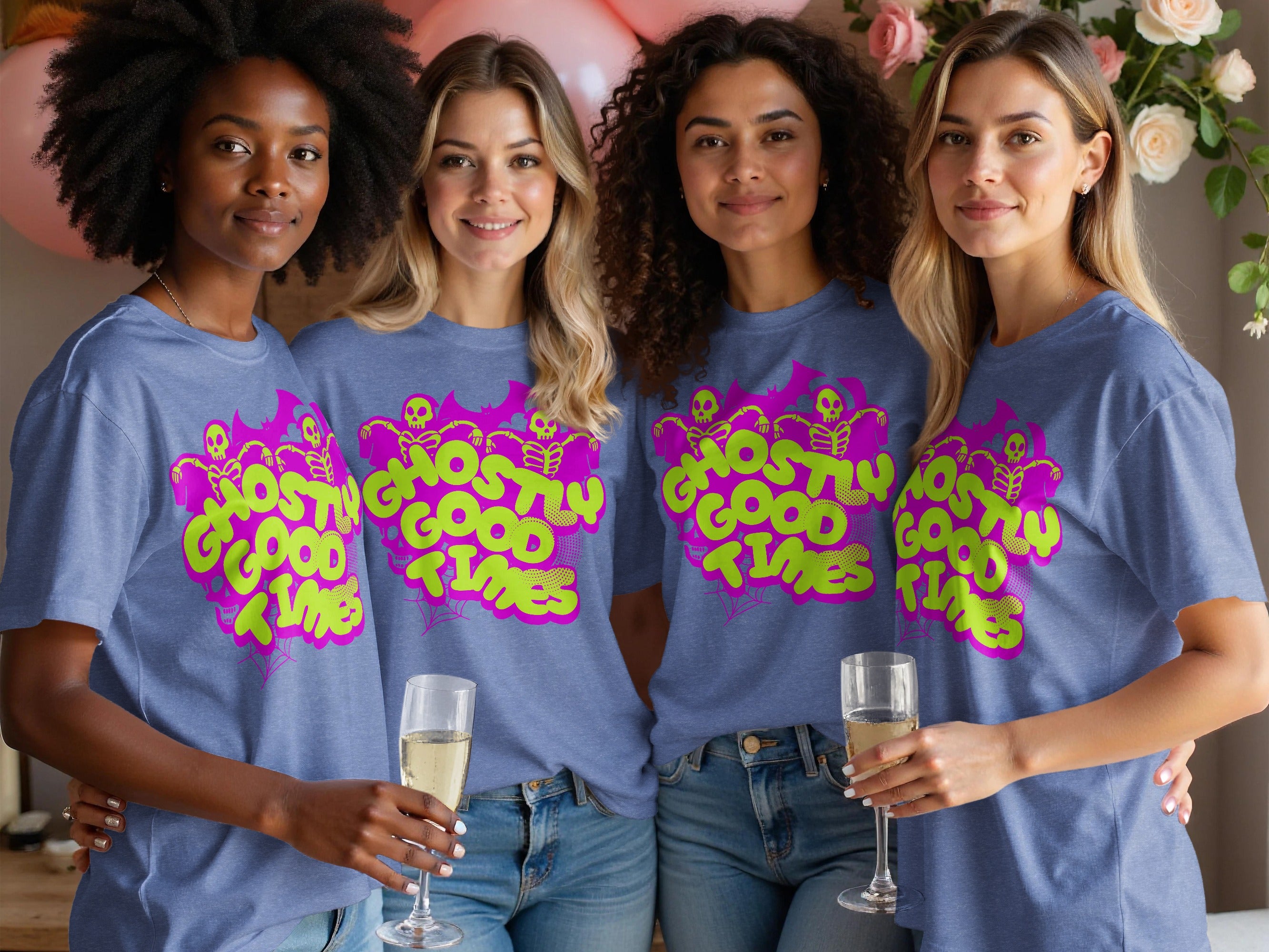 Ghostly Good Times Design Graphic Tee product