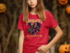 Halloween-Themed Dancing Bat Graphic T-Shirt product type