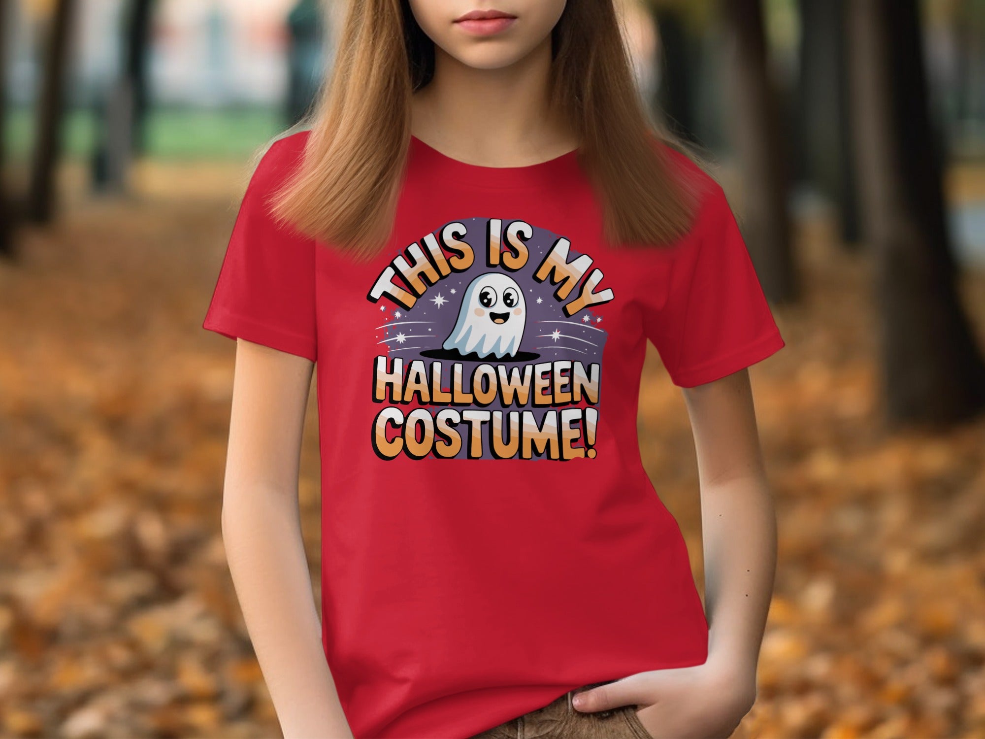 This Is My Halloween Costume Ghost T-Shirt product type