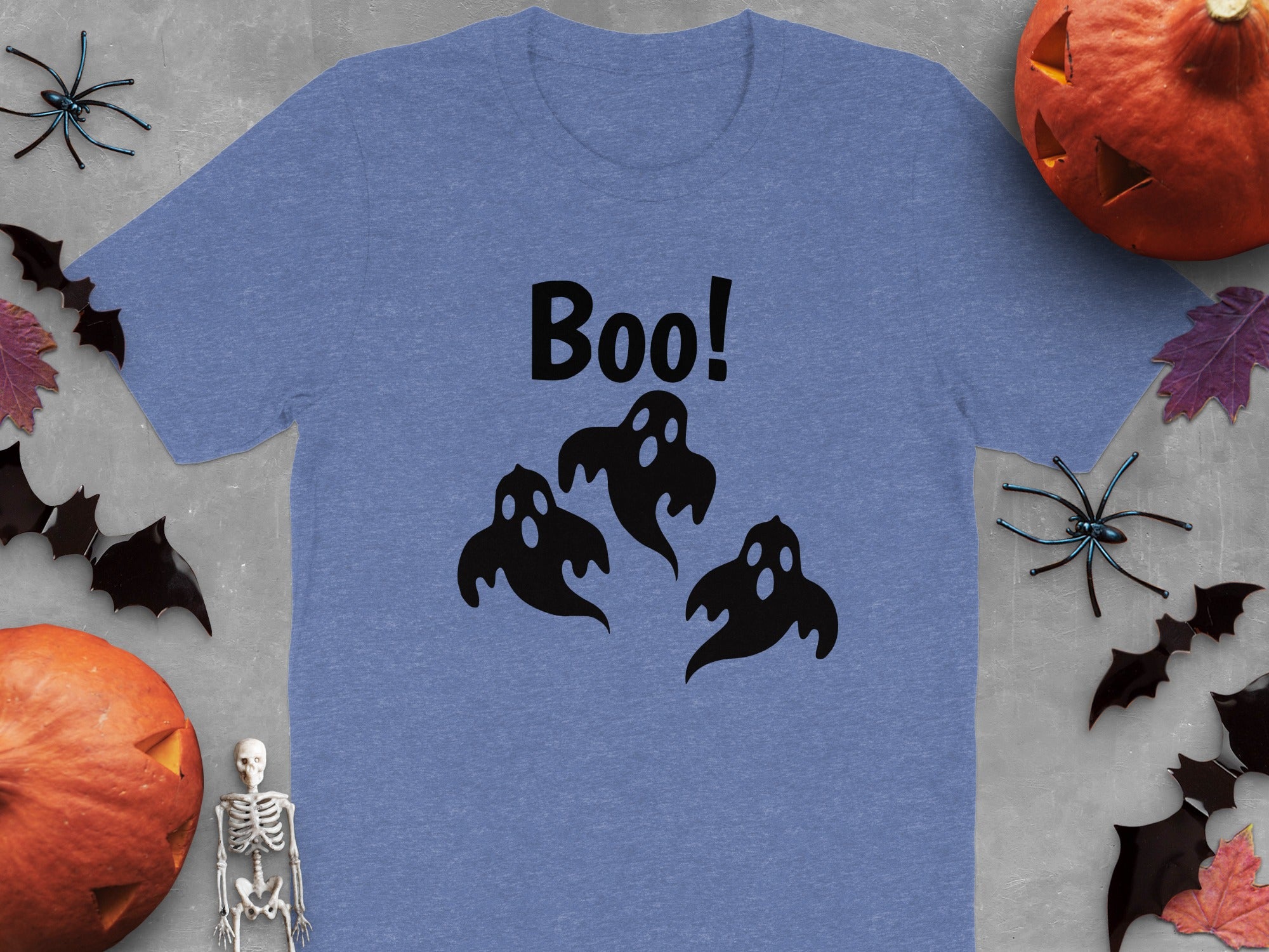 Boo Three Ghosts Halloween T-Shirt product type