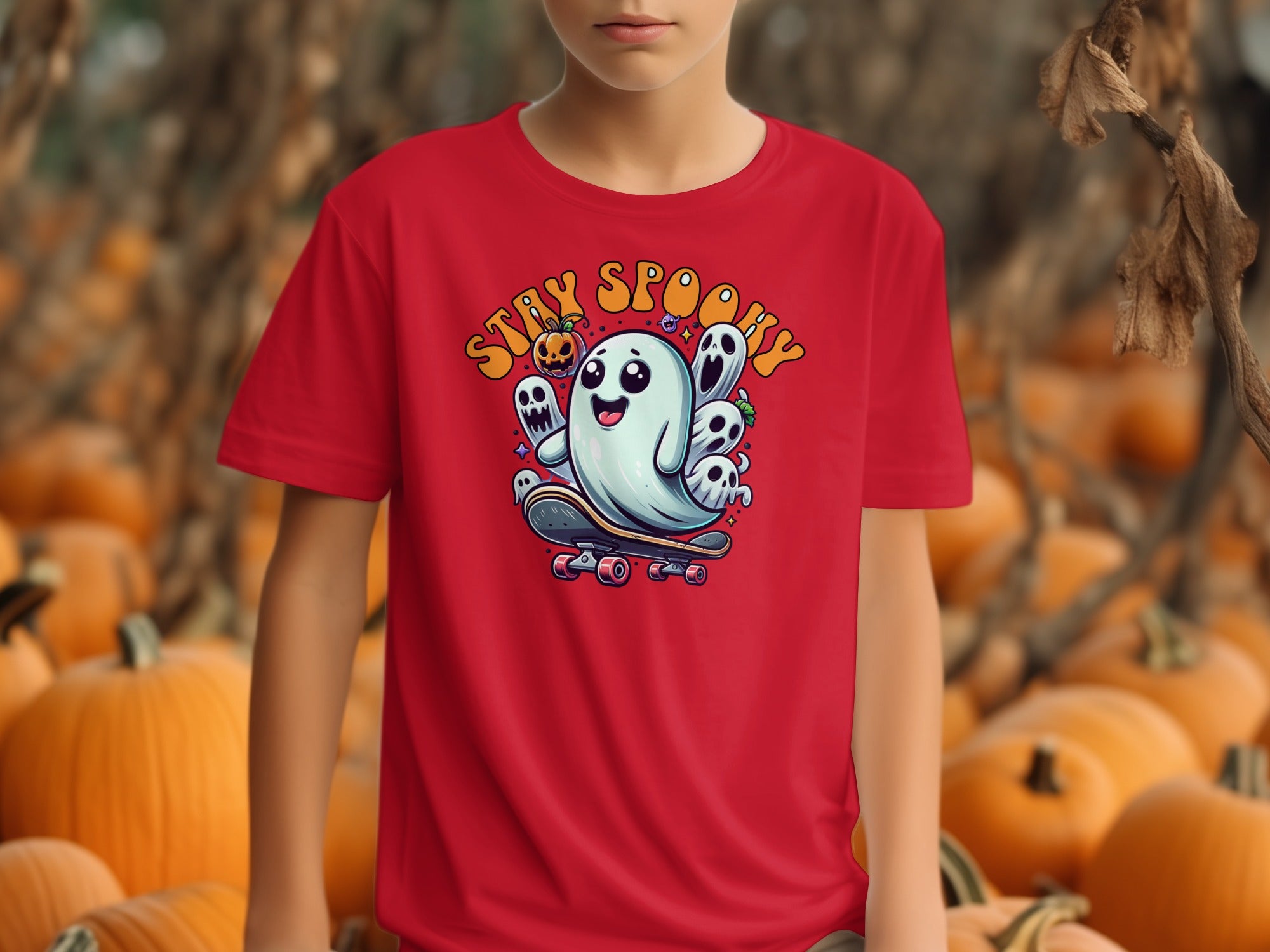 Stay Spooky Skateboarding Ghost Halloween product