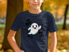 Hey Boo Halloween Kids Graphic Tee Shirt product