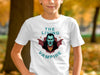The Living Vampire Graphic Halloween Kids T-shirt