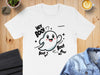 Hey Boo It's Halloween Ghost Graphic Tshirt product