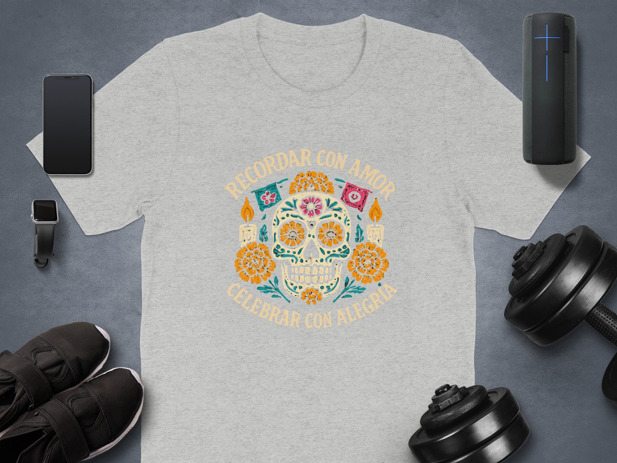 Celebrate with Joy Skull Design T-Shirt product