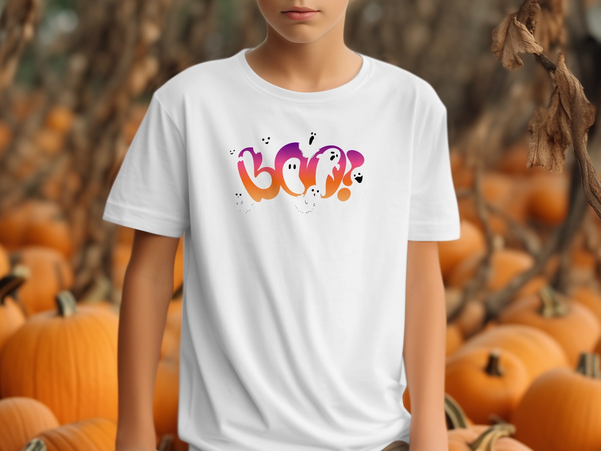 Halloween BOO Ghost Pumpkin Patch Shirt product