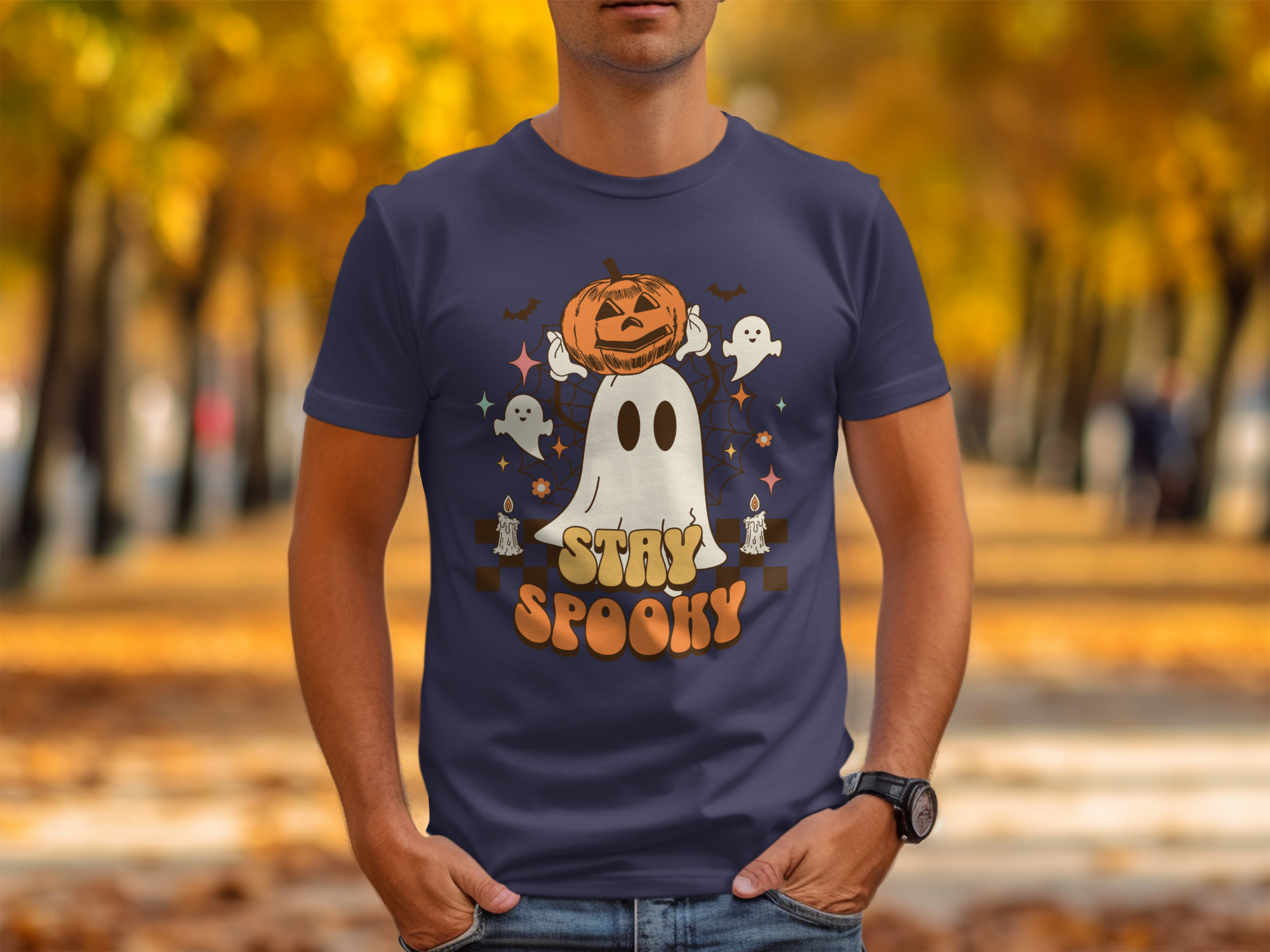 Stay Spooky Halloween Ghosts and Jack-O-Lantern product type
