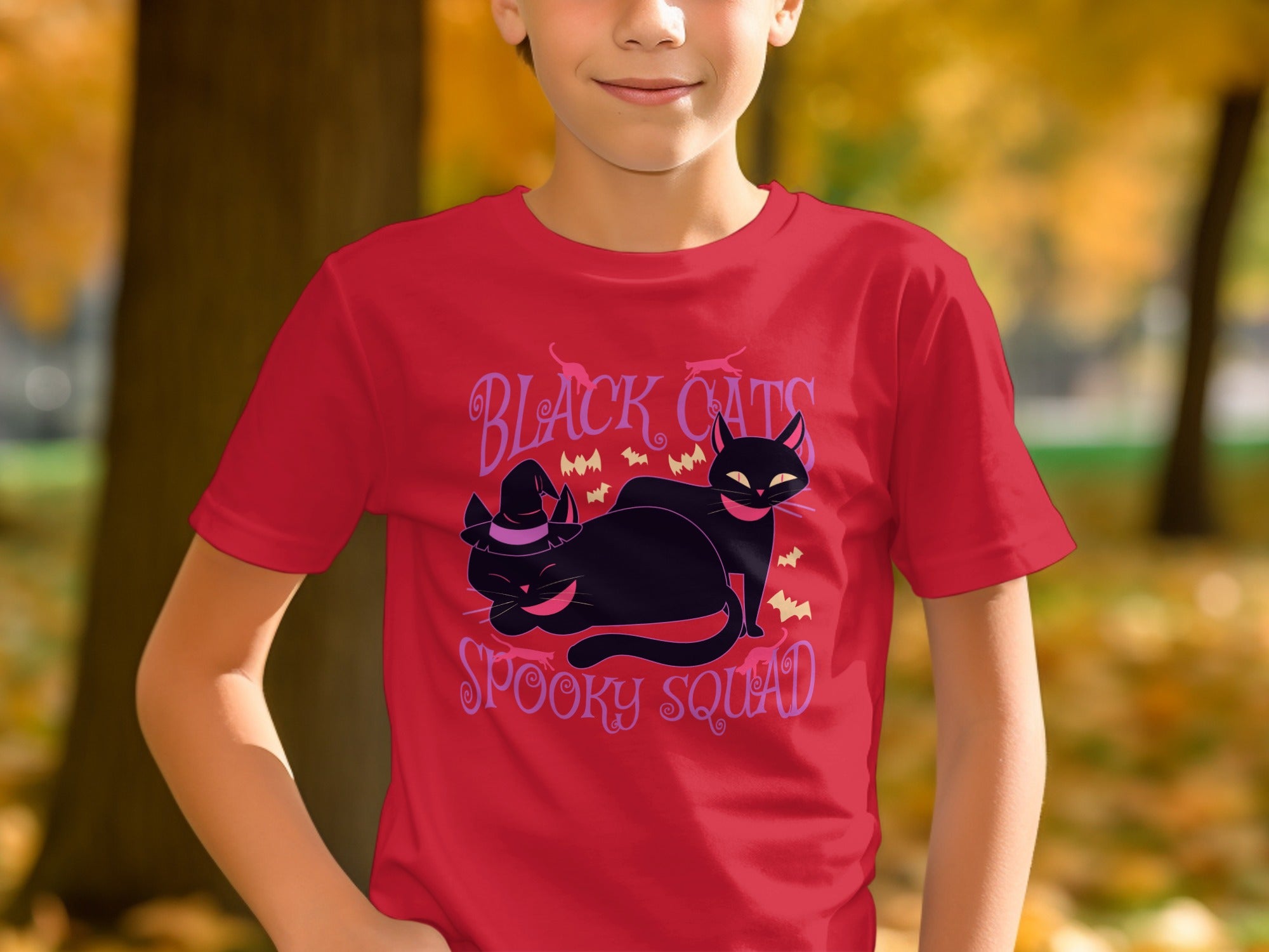 Black Cats Spooky Squad Shirt Halloween-themed product