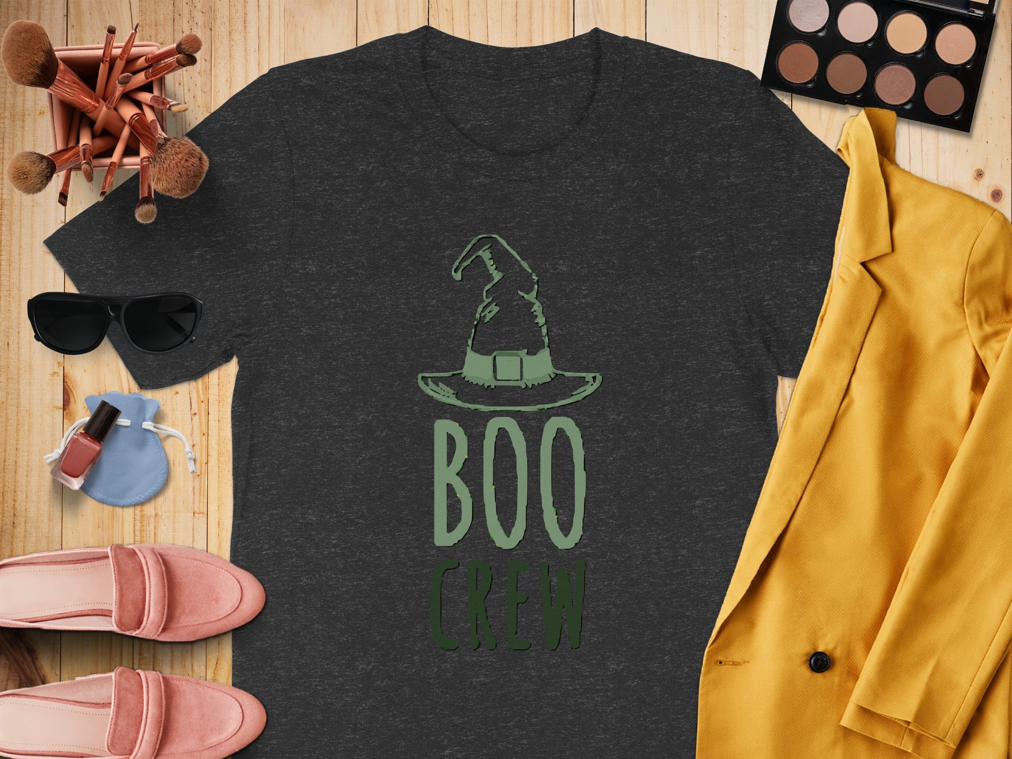 Boo Crew Witch Hat Halloween Themed Shirt product