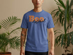 Boo tiful Print on Blue Graphic T-shirt product