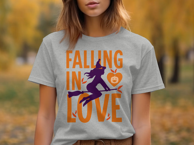 Falling In Love Witch Halloween T-Shirt product type
