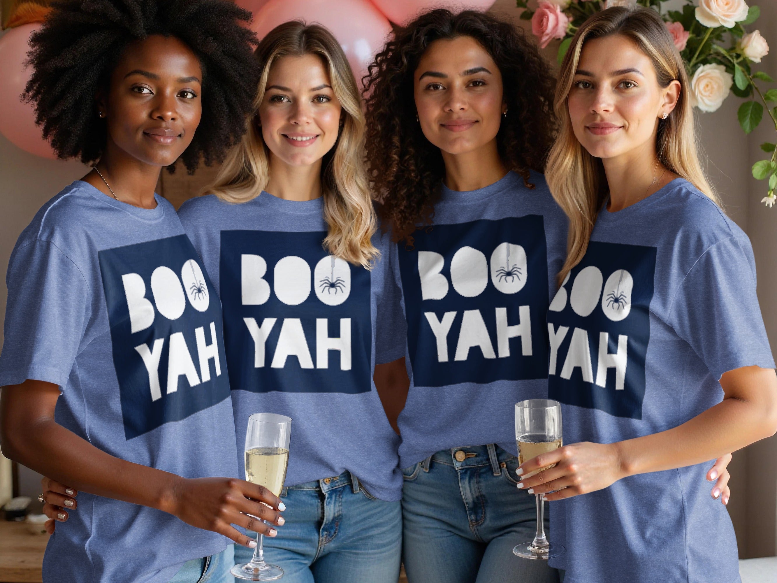 Boo Yah Graphic T-Shirt Perfect Halloween Gift product type