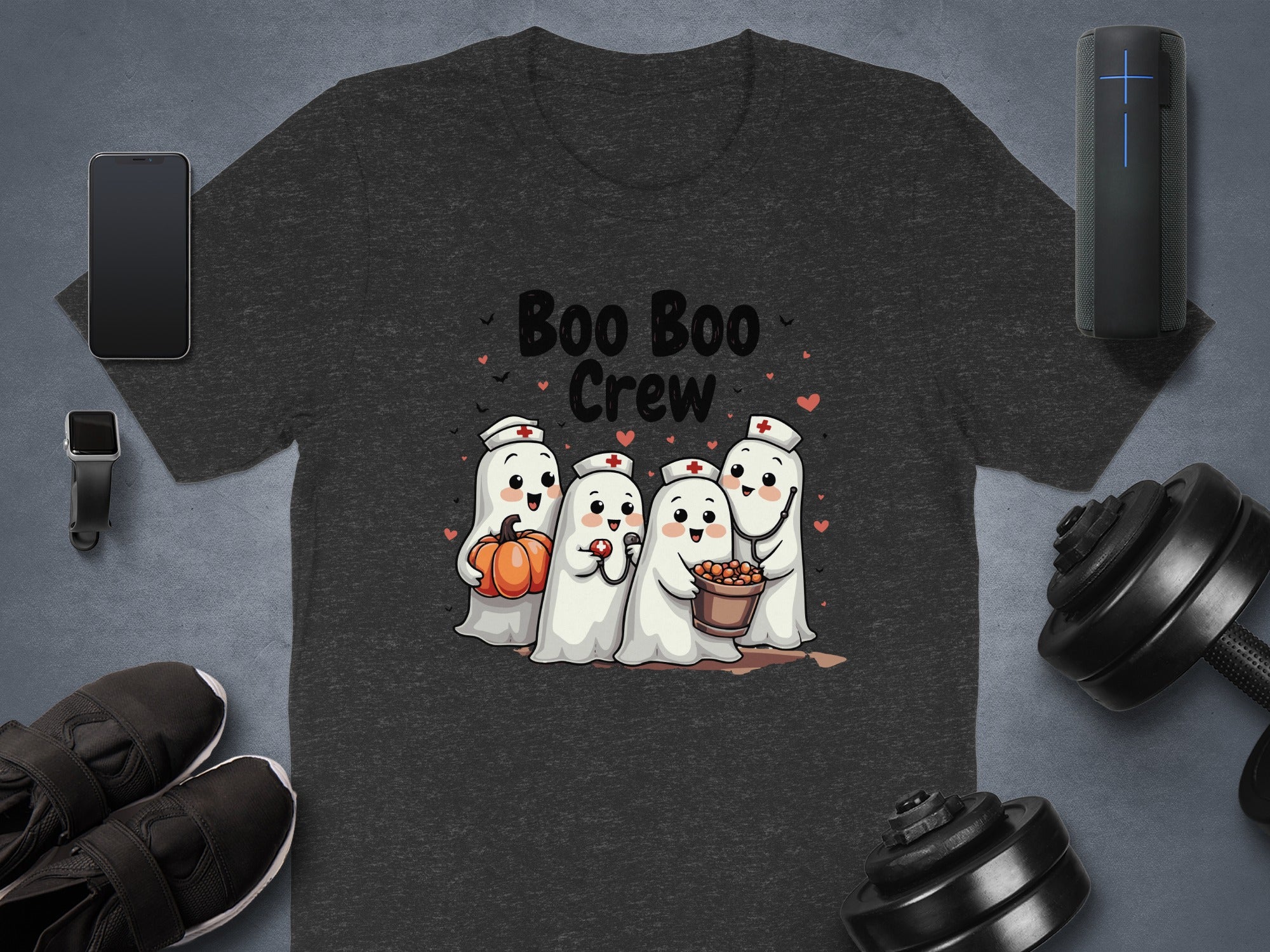Boo Boo Crew Ghosts Cute Halloween T-Shirt product type