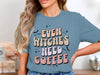 Even Witches Need Coffee Graphic T-Shirt product type