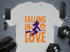 Falling In Love Witch Halloween Graphic Tee product