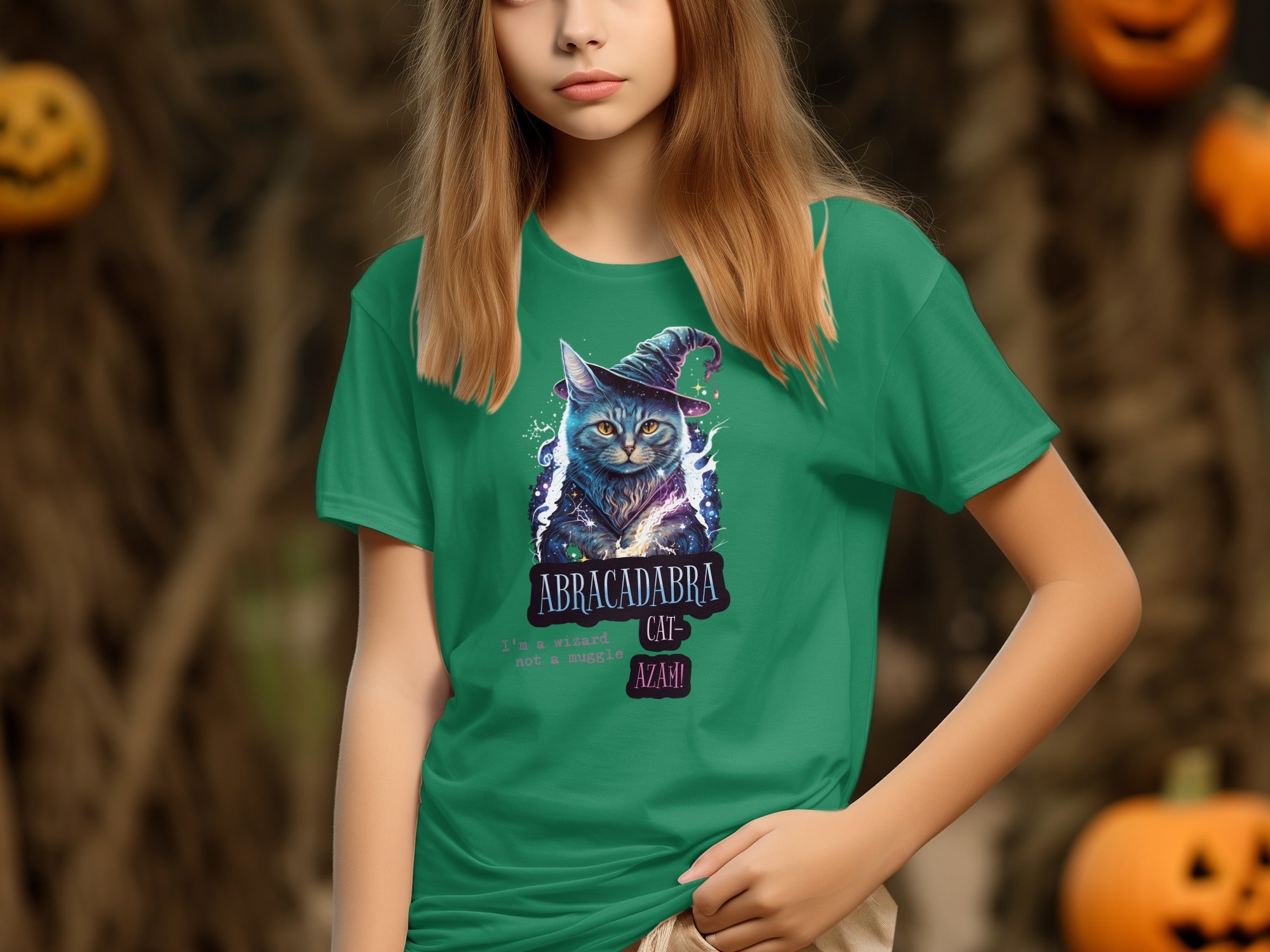 Abracadabra Cat Wizard Halloween T-shirt product