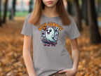 Stay Spooky Ghost Skateboard Grey T-shirt product