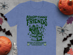 Adopt Funny Friends Halloween Graphic T-shirt product