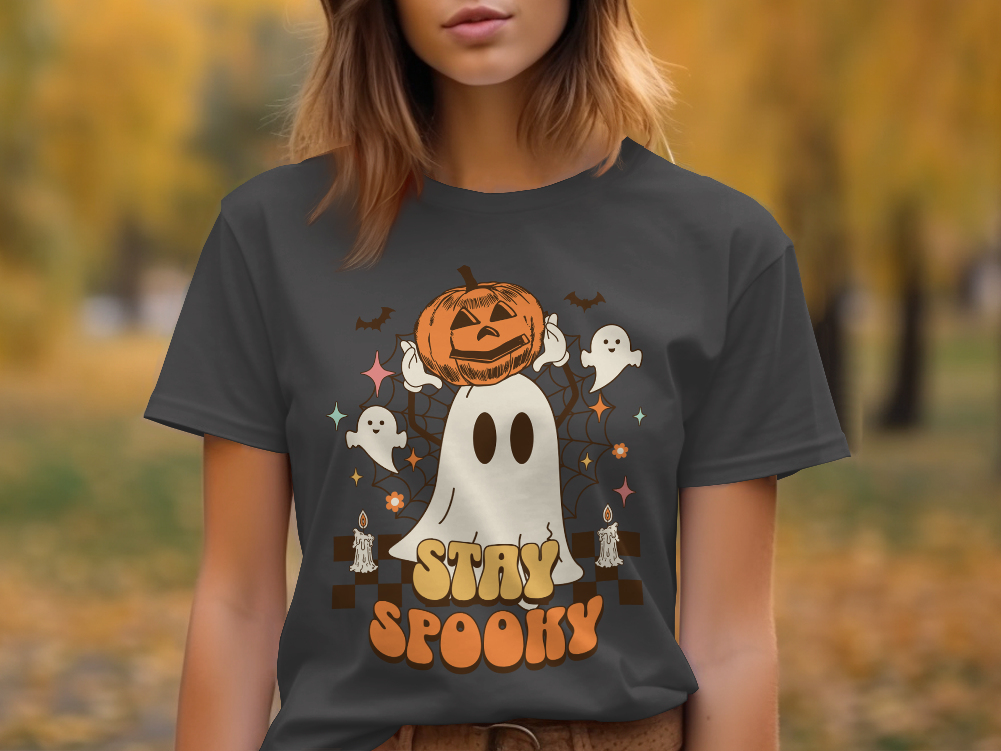 Stay Spooky Halloween Ghost Graphic Tee product type