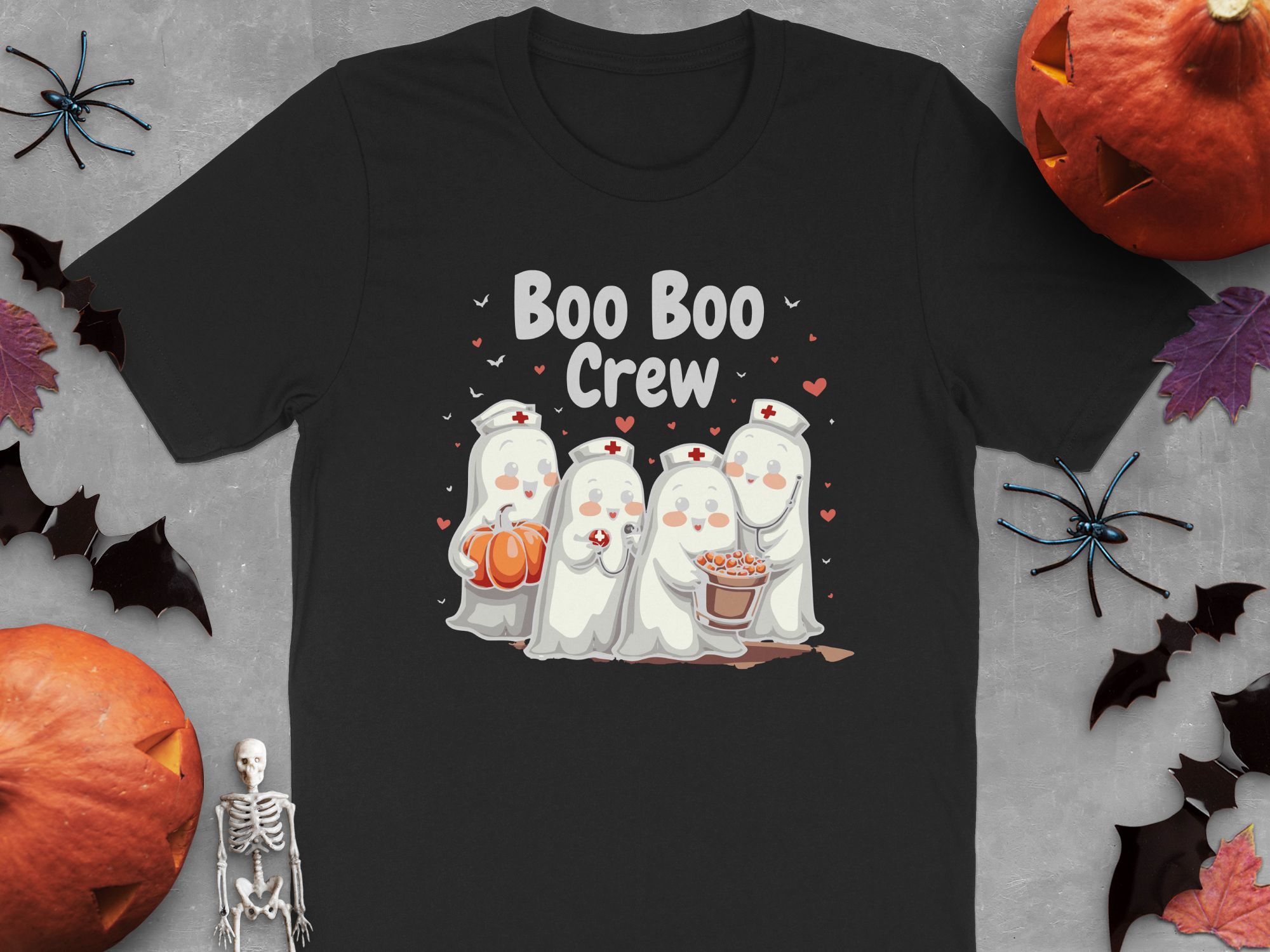 Boo Boo Crew Ghosts Funny Halloween Themed T-Shirt product