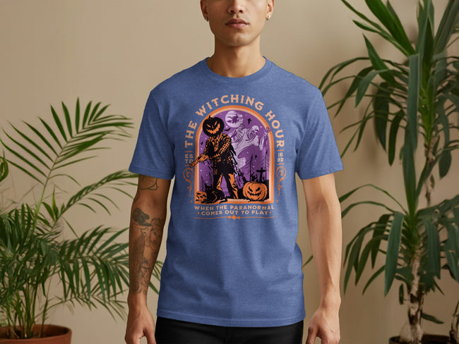 The Witching Hour Graphic Halloween T-Shirt product type