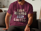 Even Witches Need Coffee Graphic Tee product type
