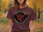 Heart of a Nurse Strength of a Warrior T-Shirt product type
