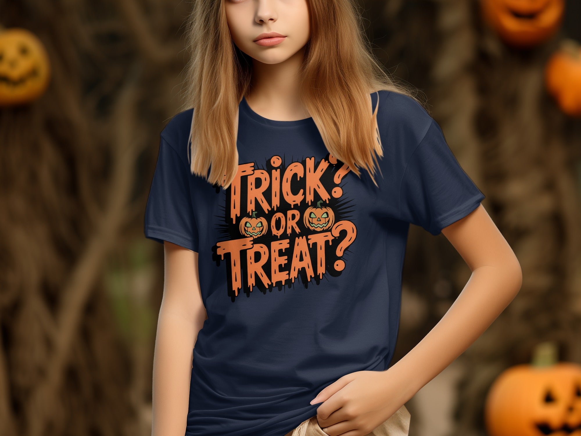 Trick or Treat Halloween Themed T-Shirt product type