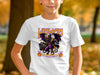 Lilac Bat Messenger Graphic Kids T-shirt product
