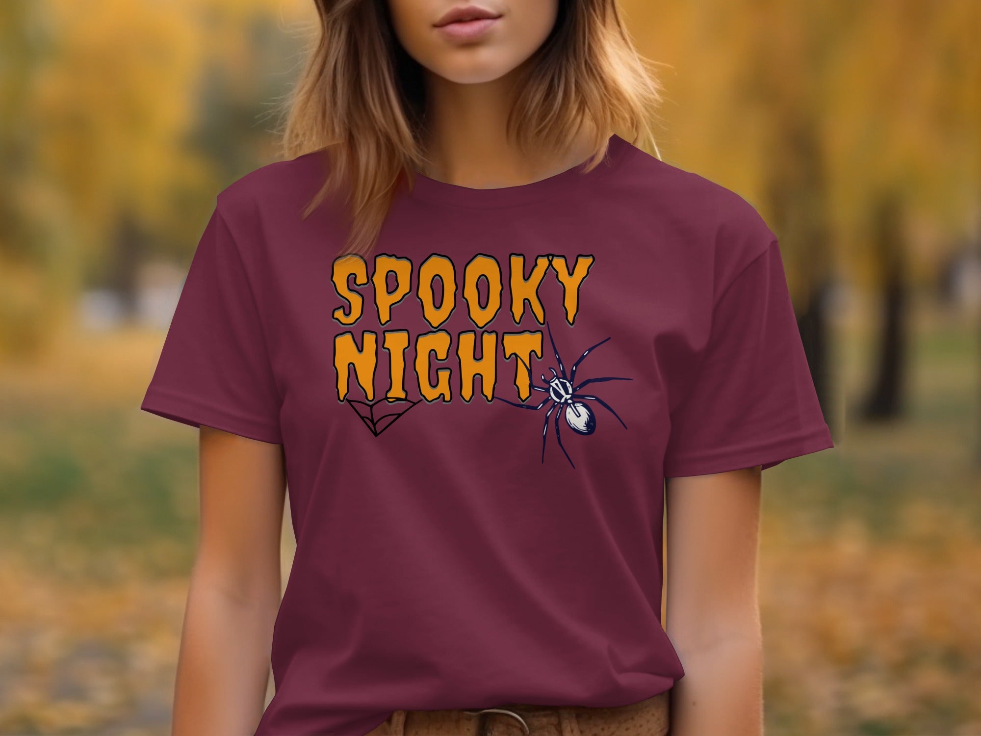 Spooky Night trendy graphic t-shirt Halloween product