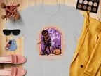 The Witching Hour Halloween Themed Graphic T-shirt product