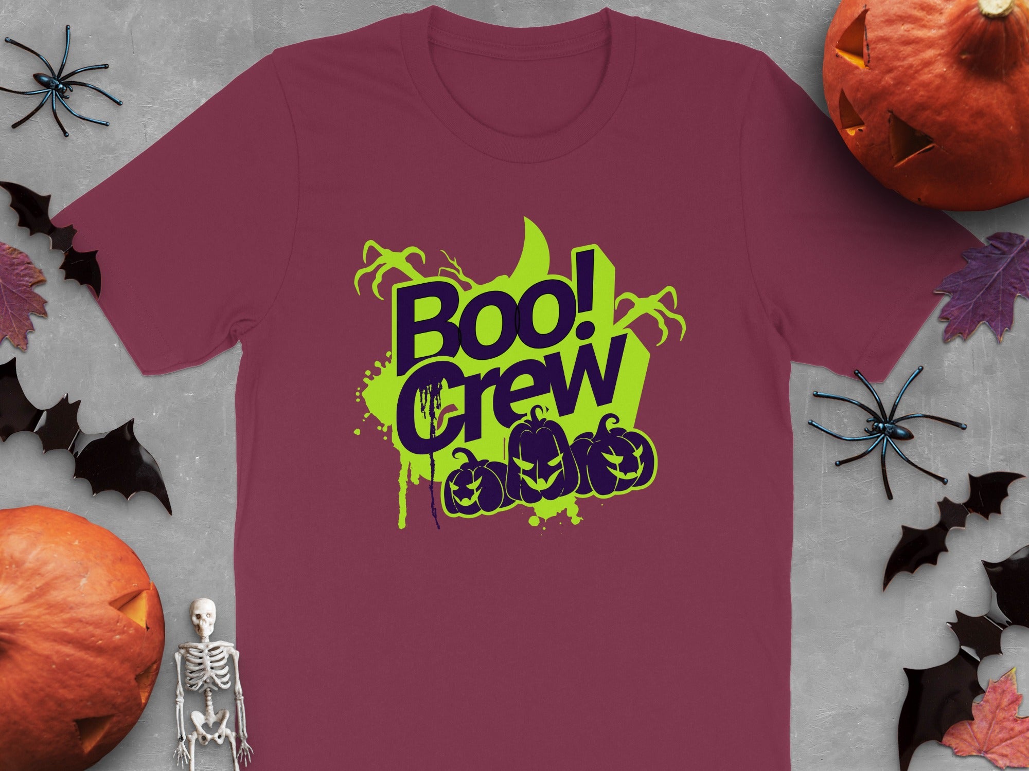 Boo Crew Halloween Themed Graphic T-Shirt product