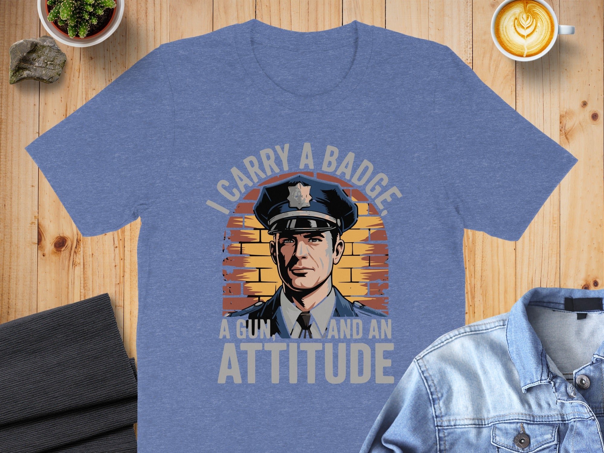I Carry A Badge A Gun And An Attitude T-Shirt product