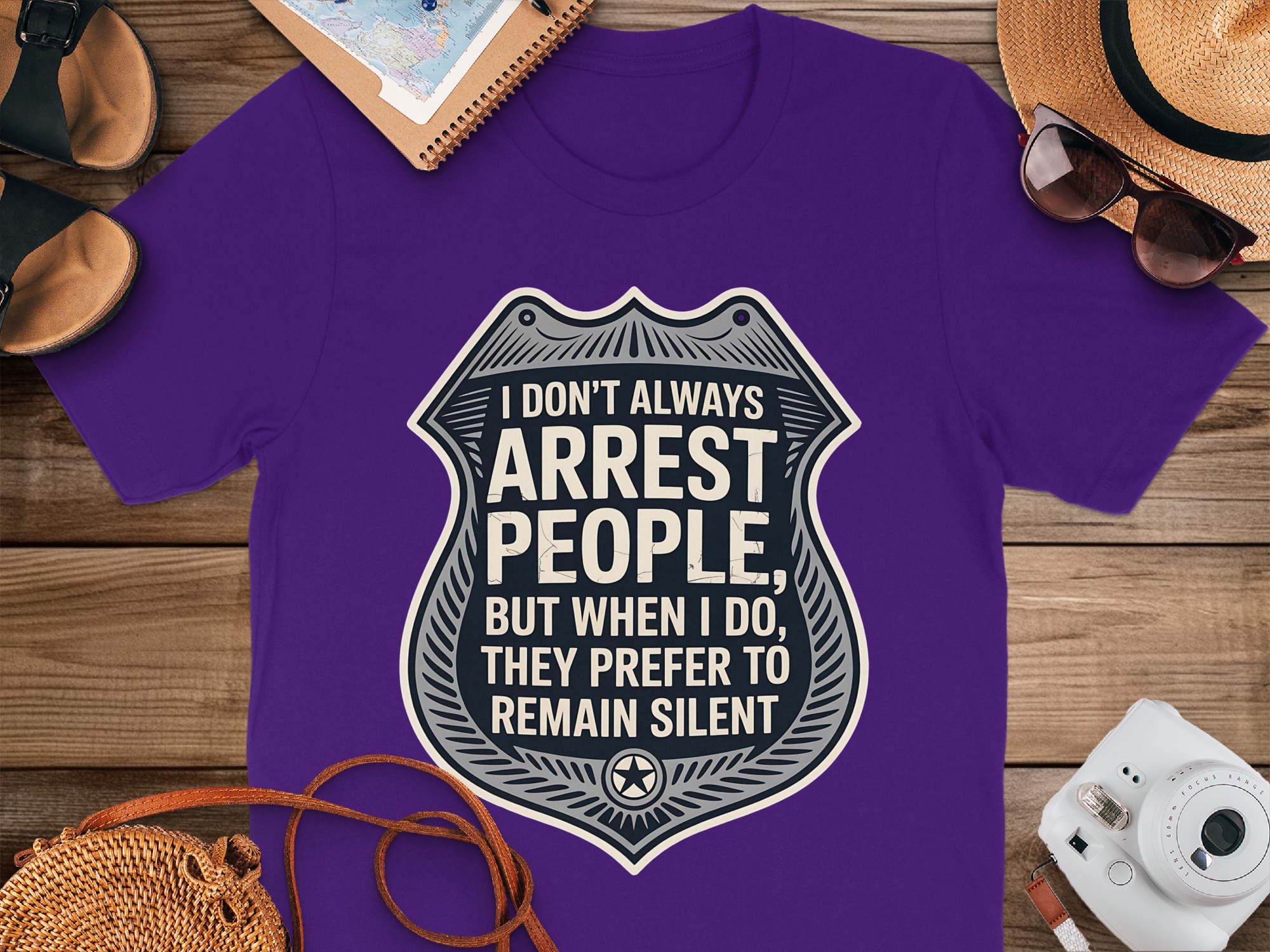 I Don't Always Arrest People Funny Police T-Shirt product