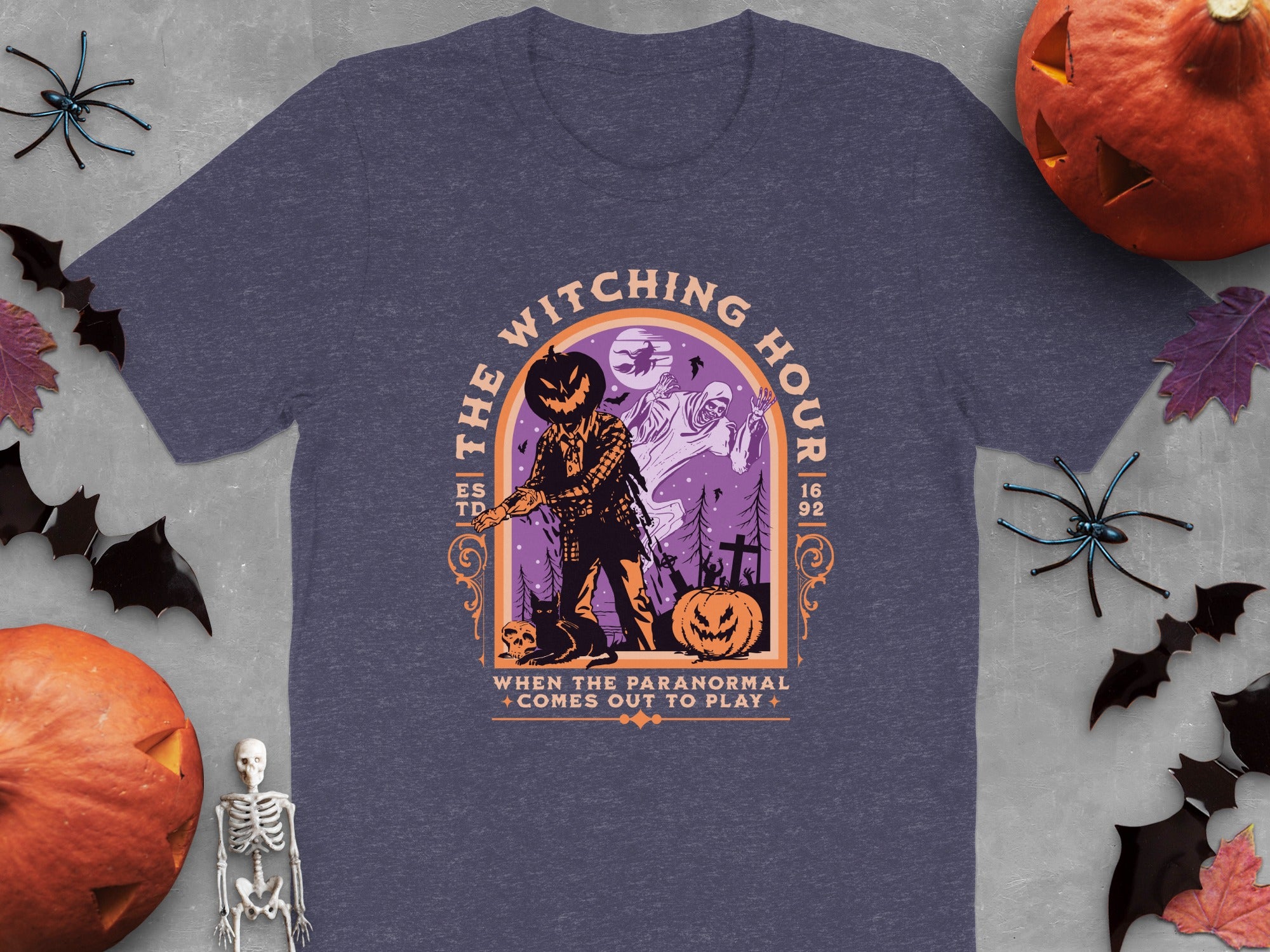The Witching Hour Halloween Graphic T Shirt product