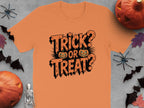 Trick or Treat Pumpkin Faces Design T-shirt product