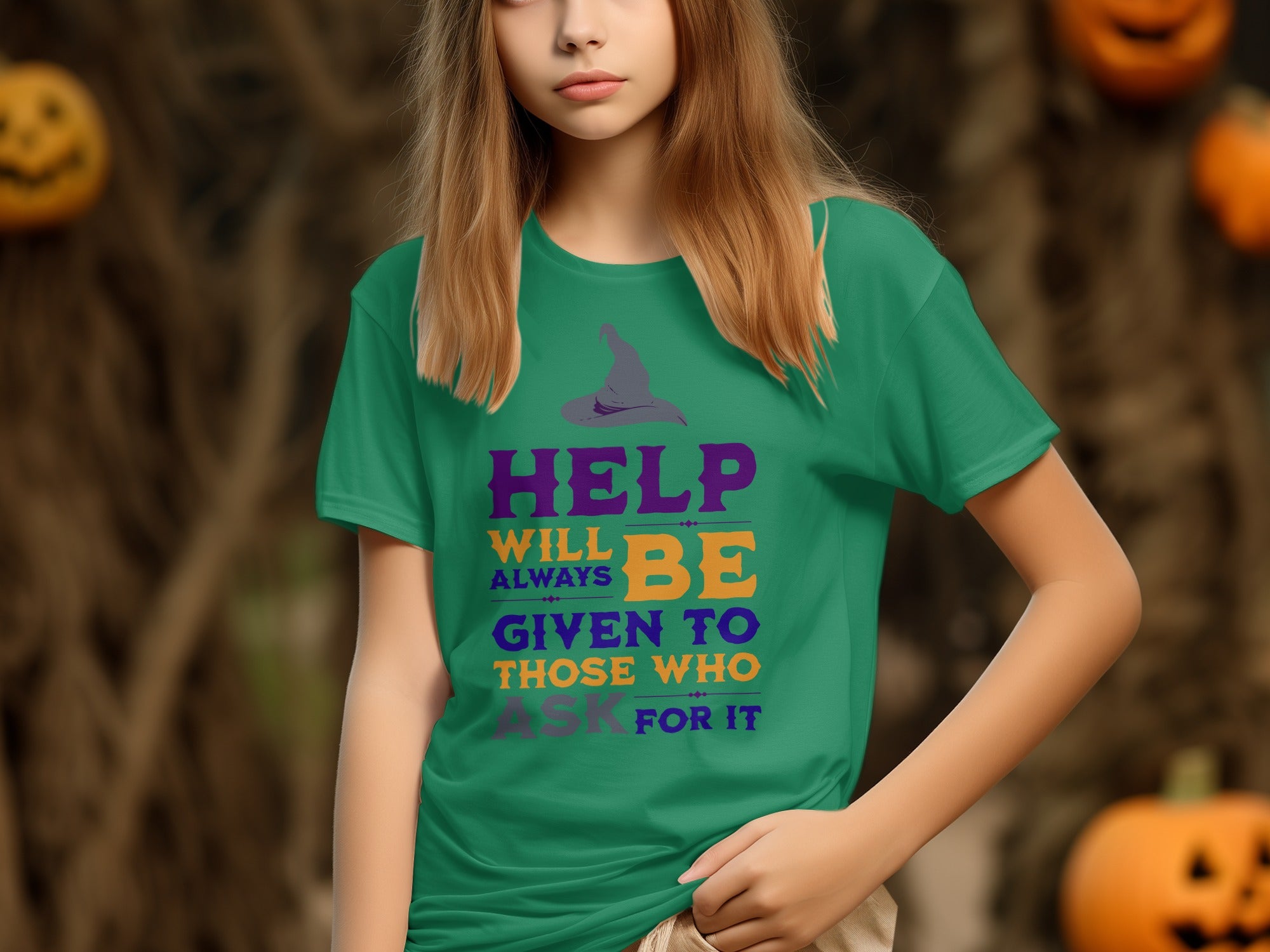 Help Will Always Be Given Halloween T-Shirt Product