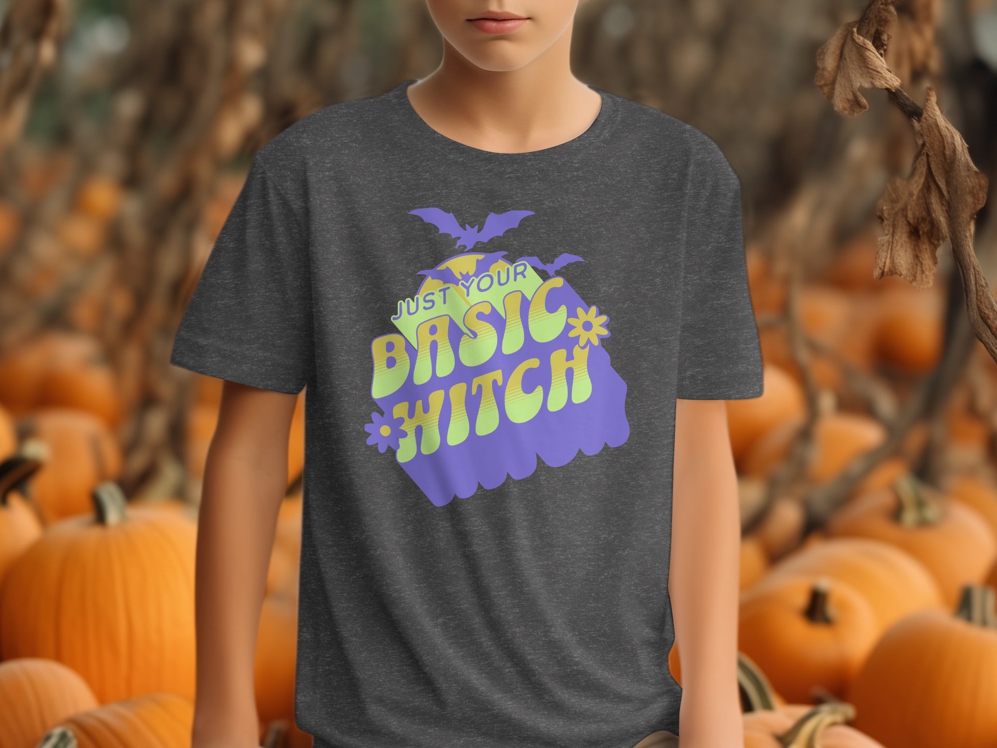 Just Your Basic Witch Halloween Graphic T-Shirt product type