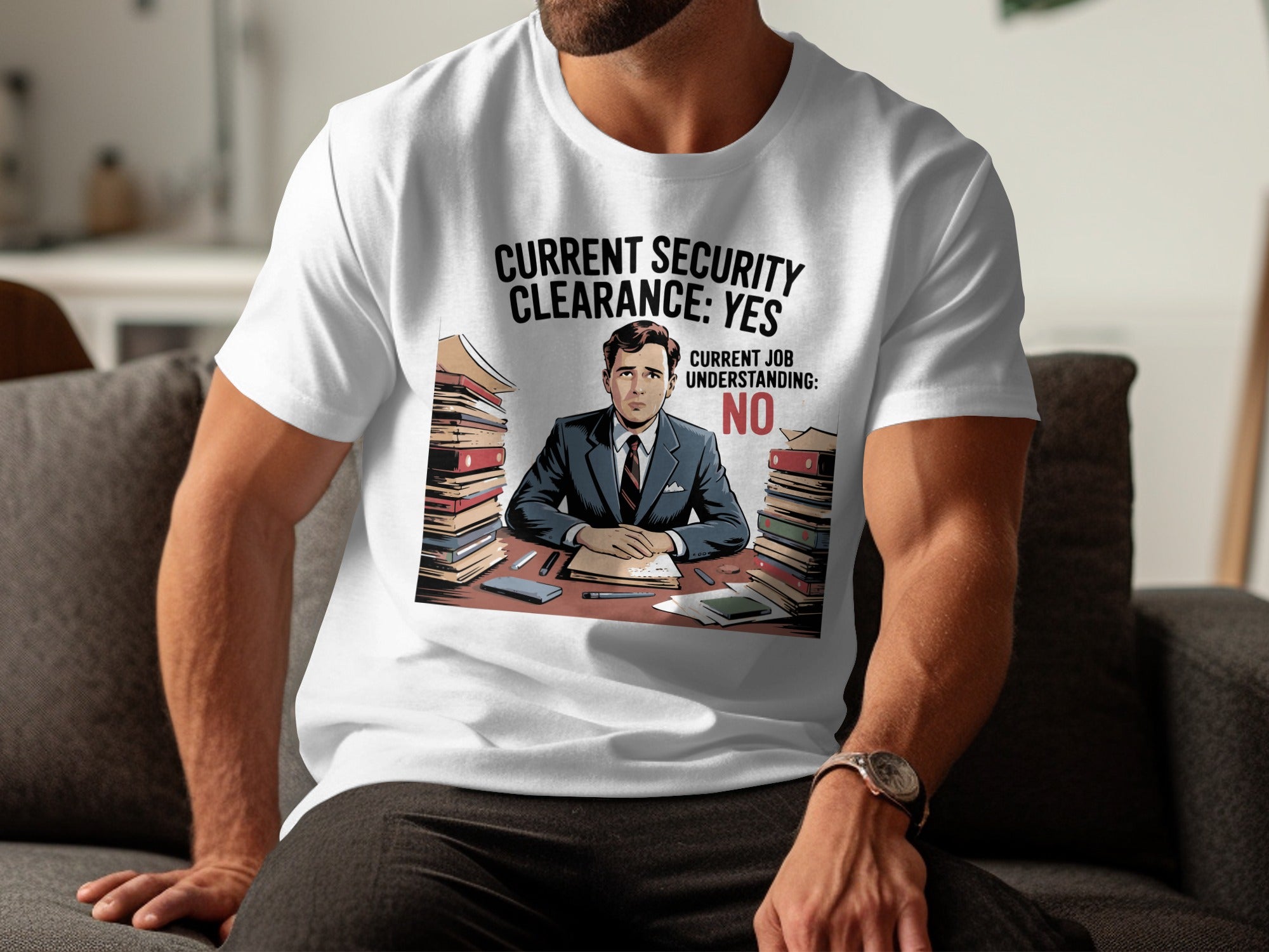 Current Security Clearance Yes Current Job T-shirt product