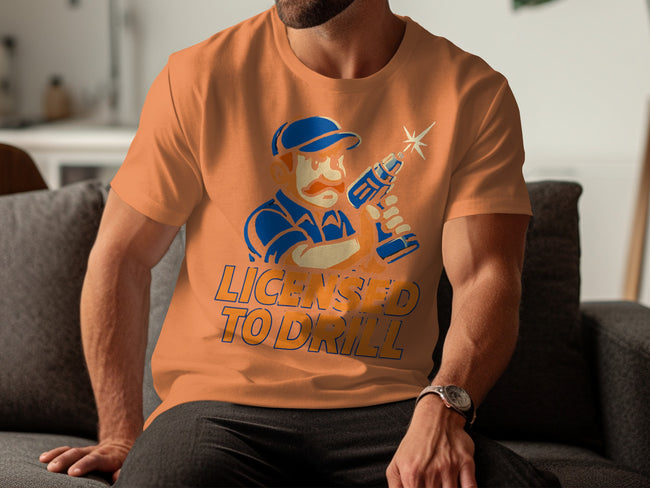 Licensed to Drill Graphic Casual T-Shirt Product
