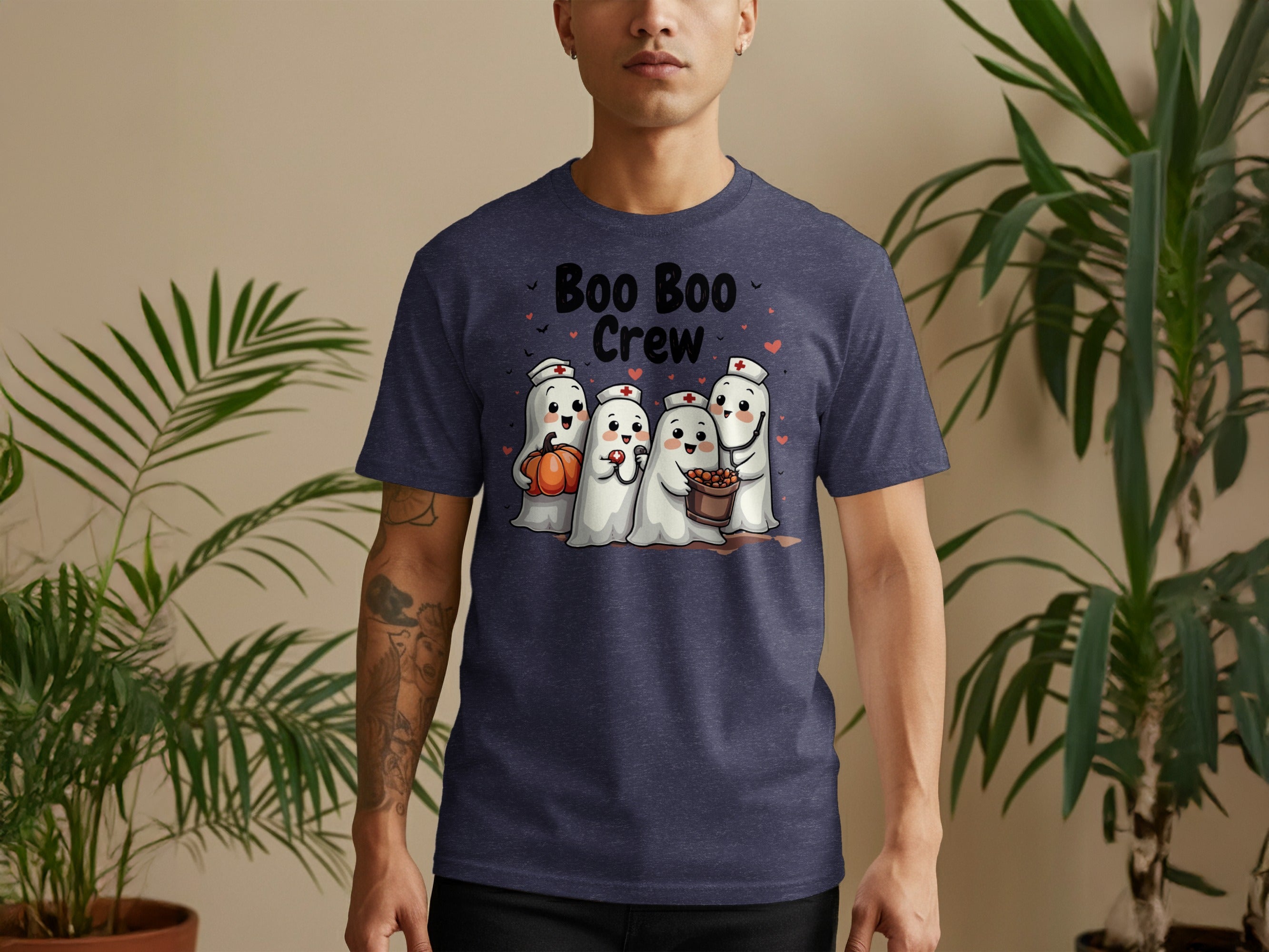Boo Boo Crew Halloween Ghost Design Shirt product type