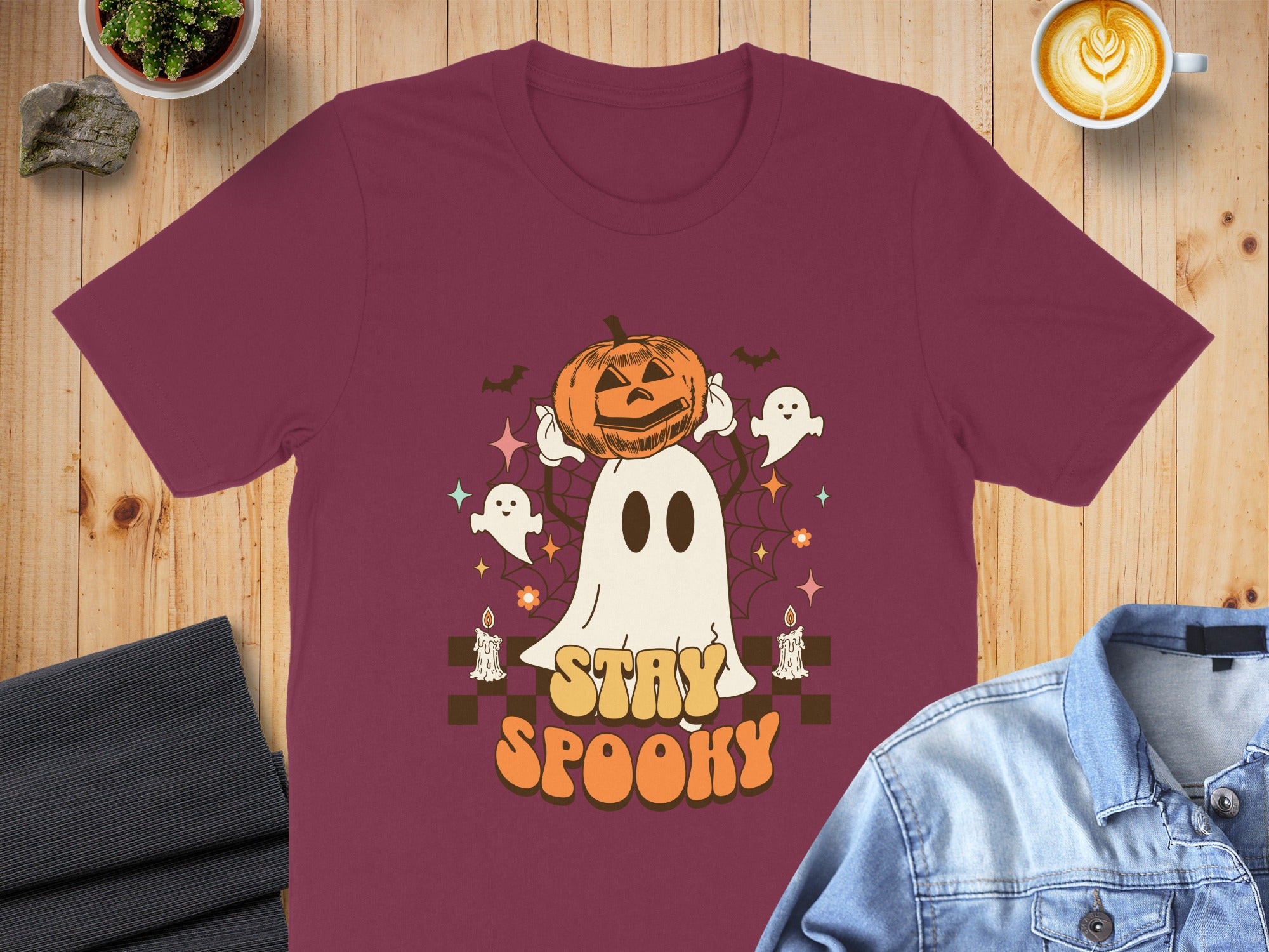Stay Spooky Cute Halloween Ghost Graphic Tee product