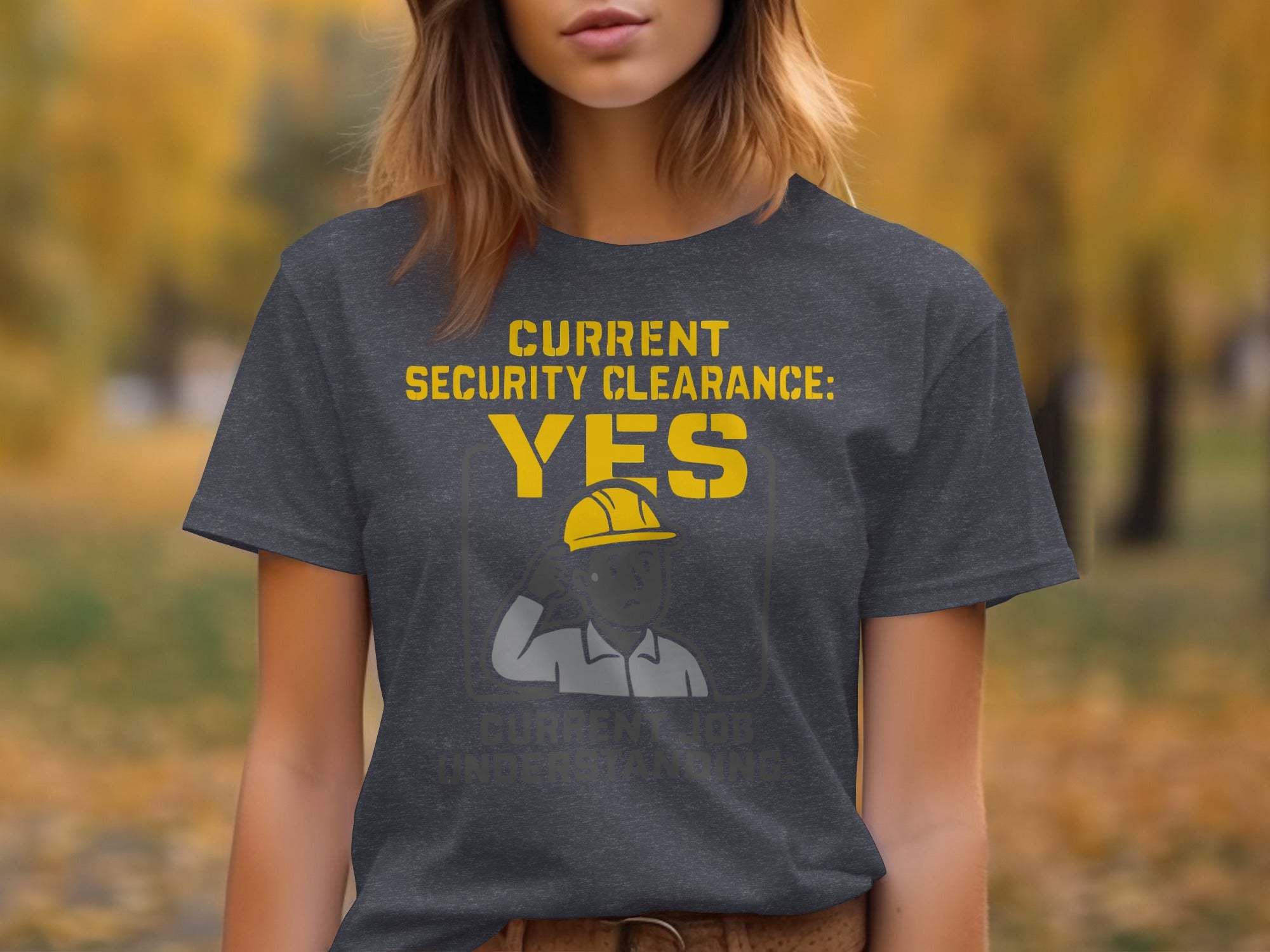 Current Security Clearance Yes Print Graphic Shirt product type