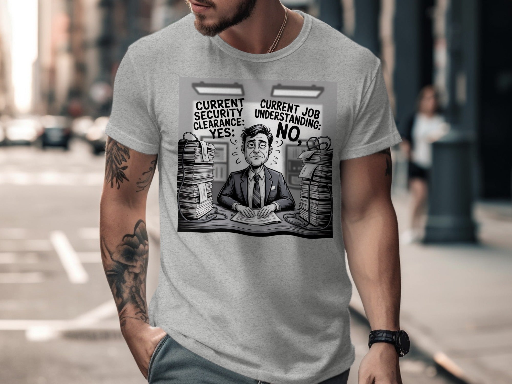 Funny Current Job Understanding Graphic Tee product