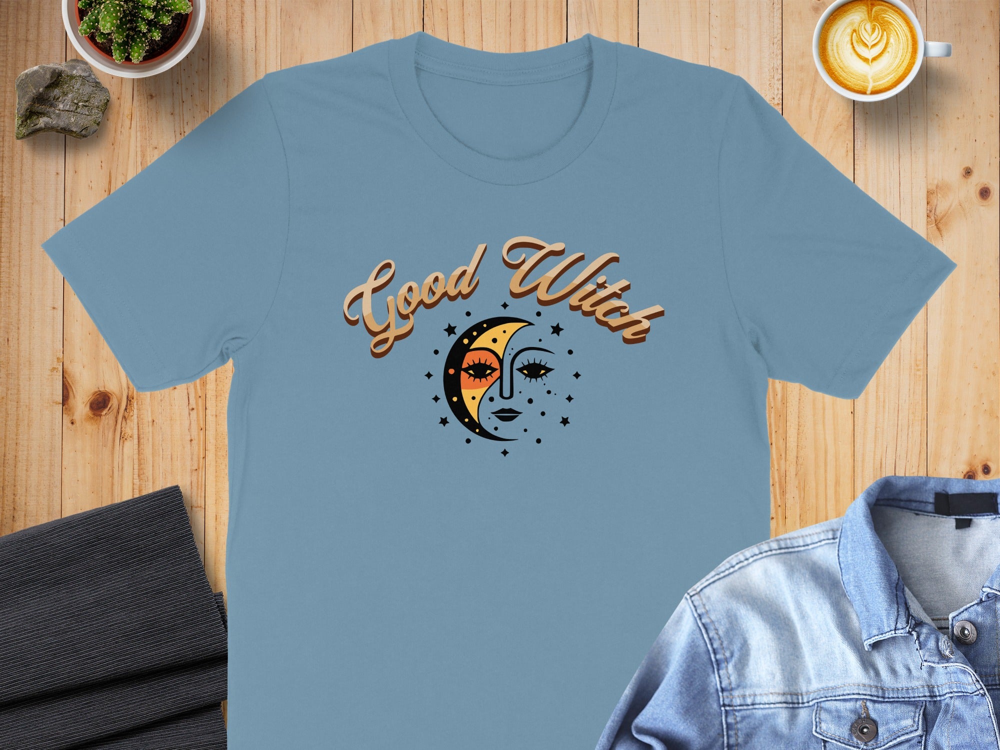 Good Witch Moon and Stars Design T-shirt product type