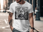 Humorous Bureaucratic Office Cartoon Graphic T-shirt product type