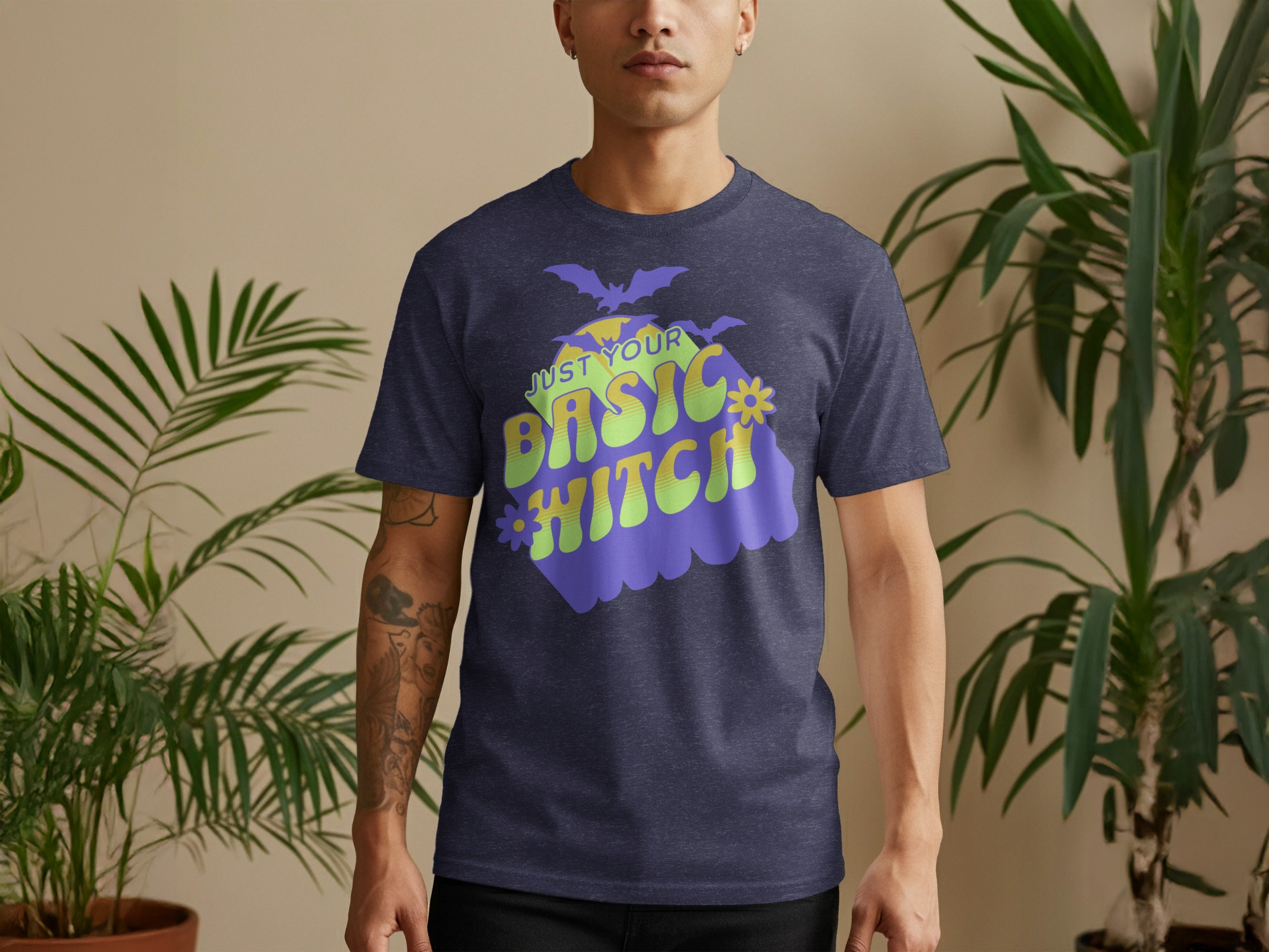 Just Your Basic Witch Halloween Graphic Shirt product type