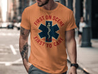 First On Scene First To Care EMS T-Shirt product